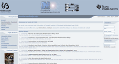 Desktop Screenshot of omb.sbpm.be
